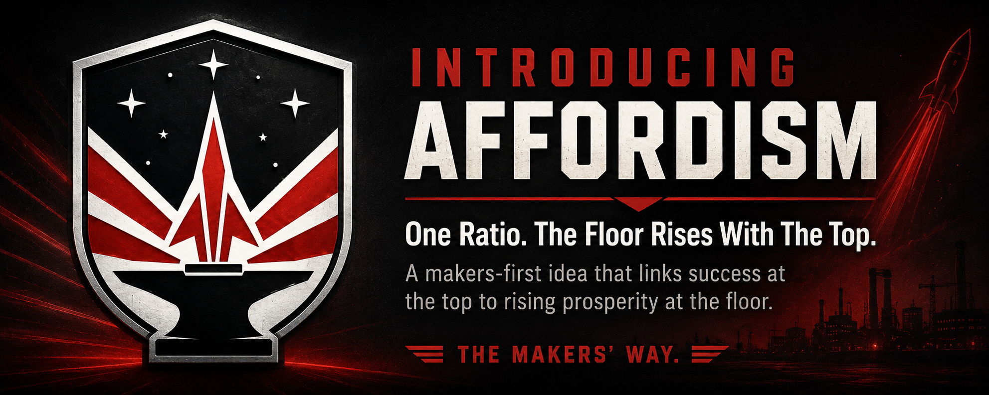 Affordism banner